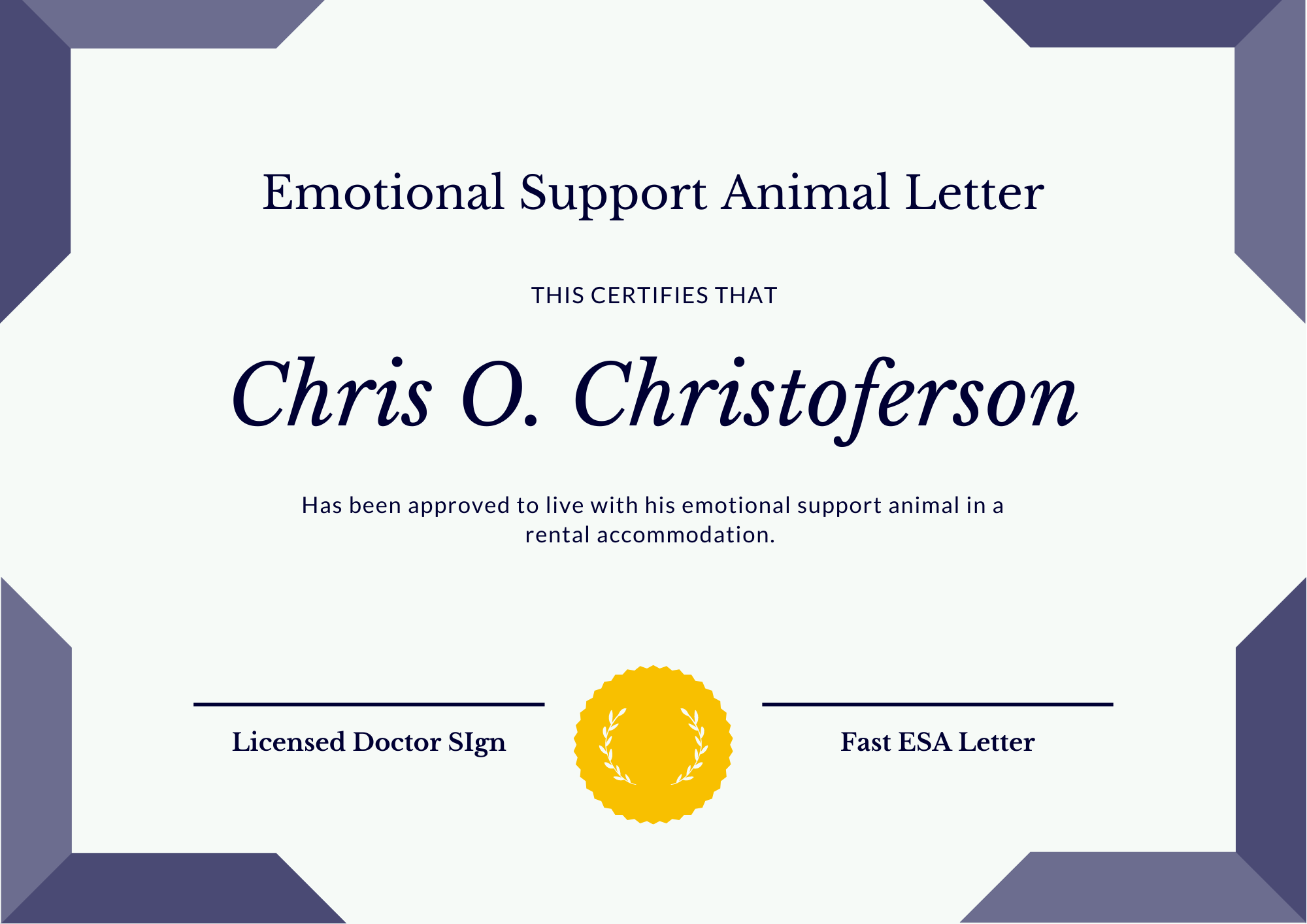 What Is An Emotional Support Animal Letter Fast ESA Letter