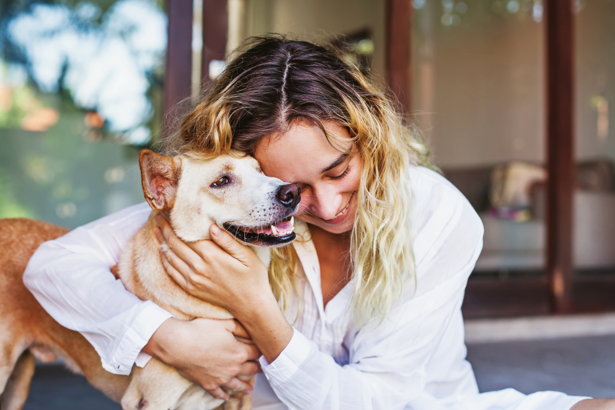 Lady With Emotional Support Animal