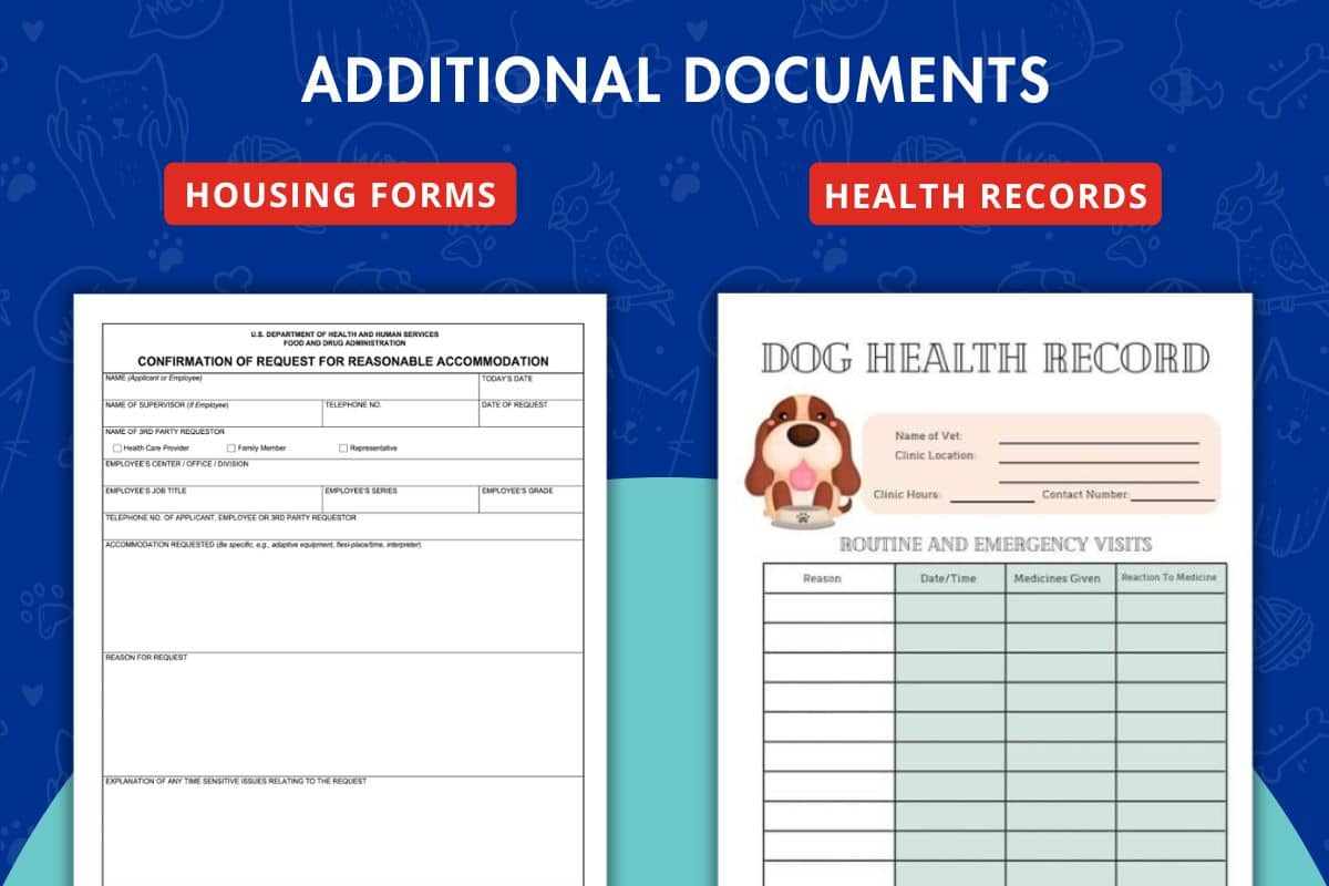 Additional Documents with an ESA Letter you may need