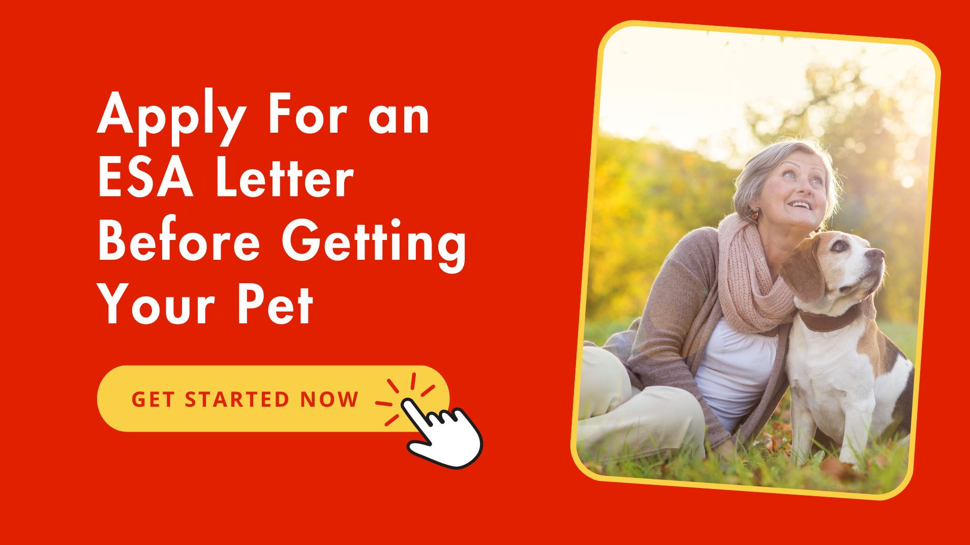 Apply For An ESA Letter Before Getting Your Pet