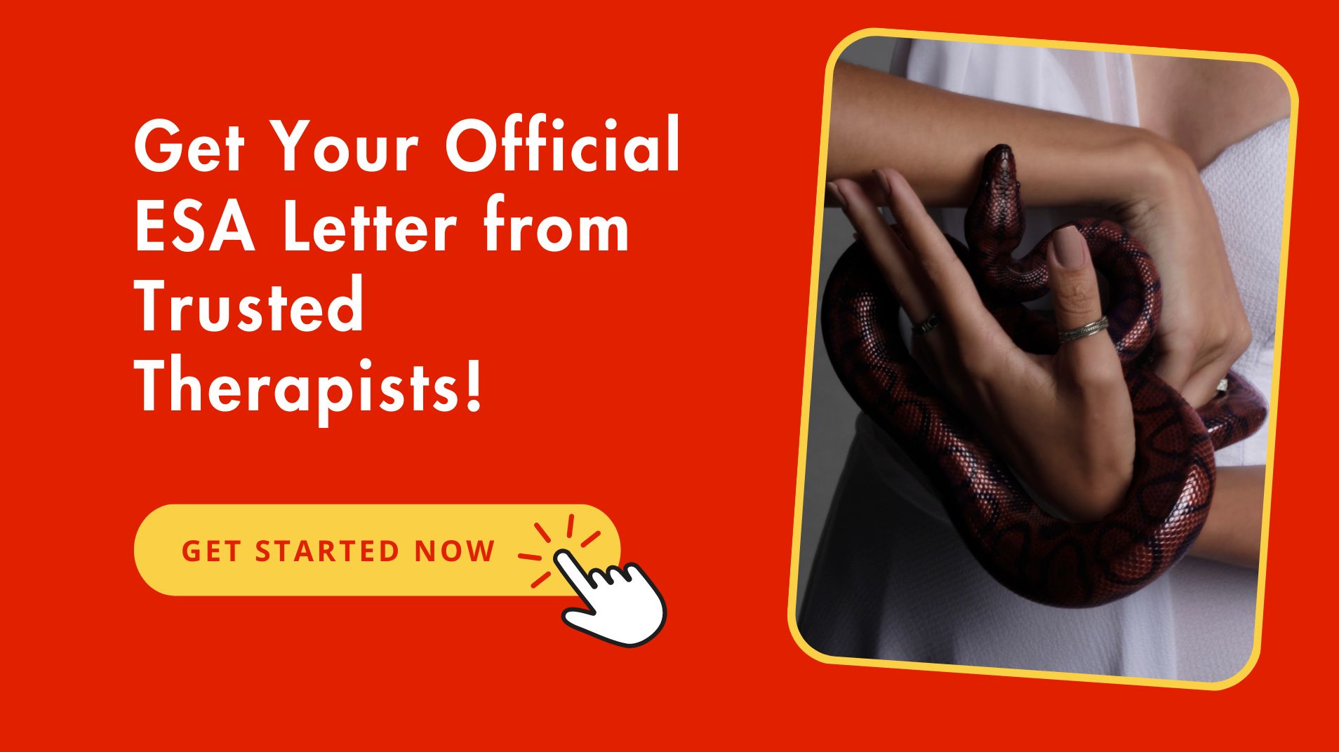 Legitimate ESA Letter For Snake From Trusted Therapists