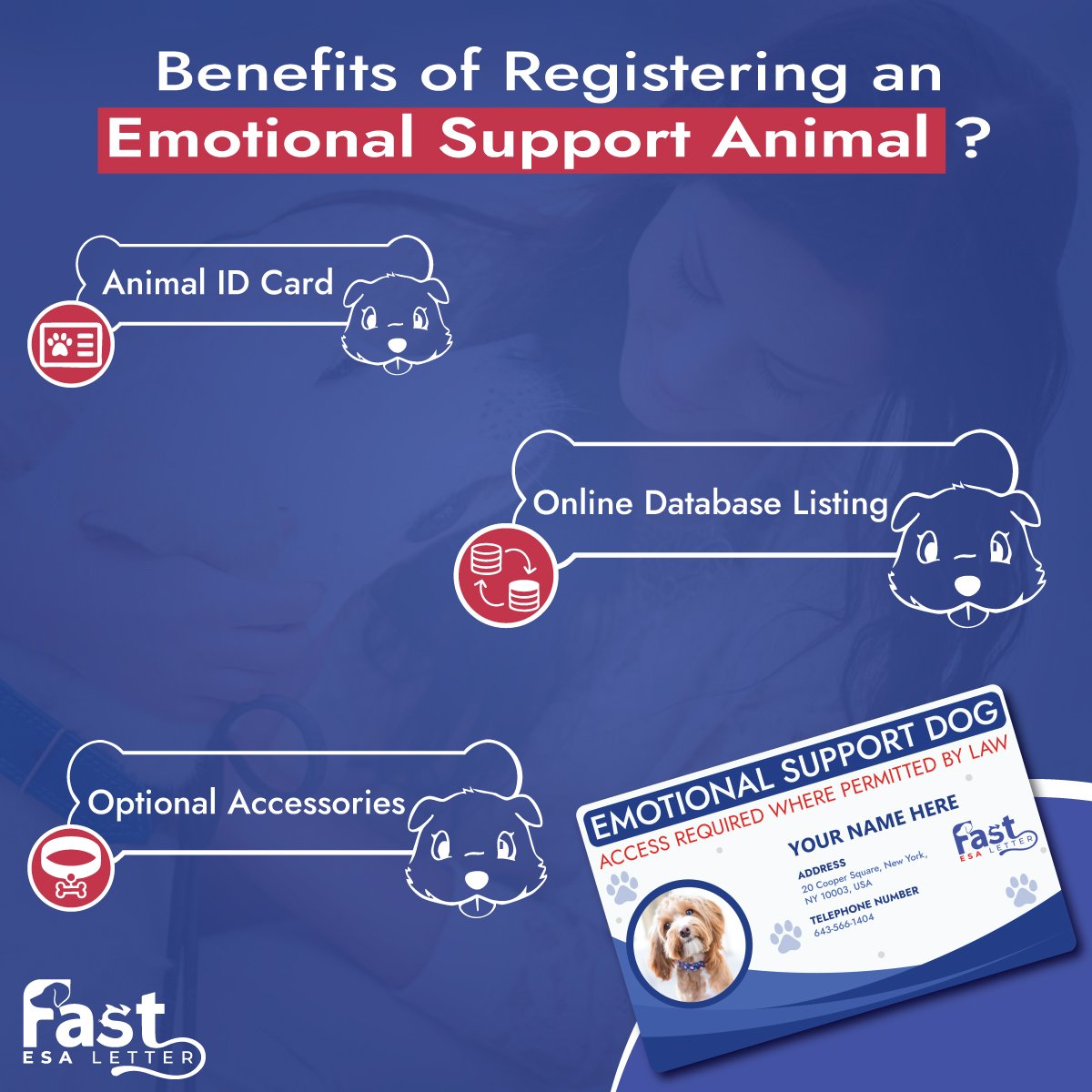 Benefits of Registering an Emotional Support Animal Benefits of Registering an Emotional Support Animal