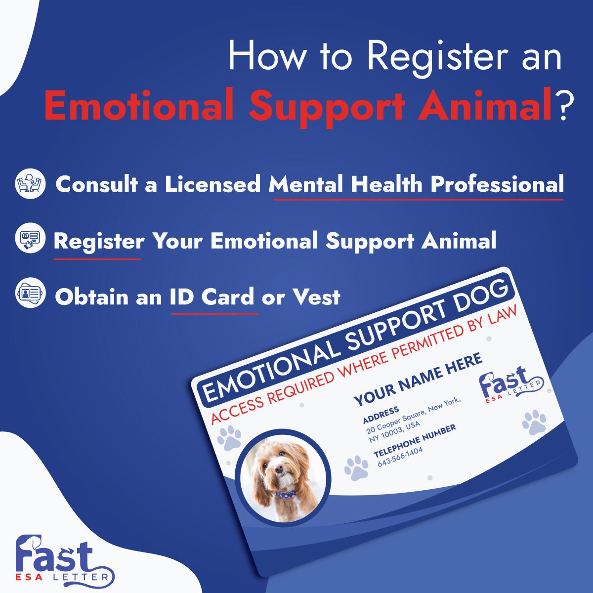 Steps to Register an Emotional Support Animal Steps to Register an Emotional Support Animal