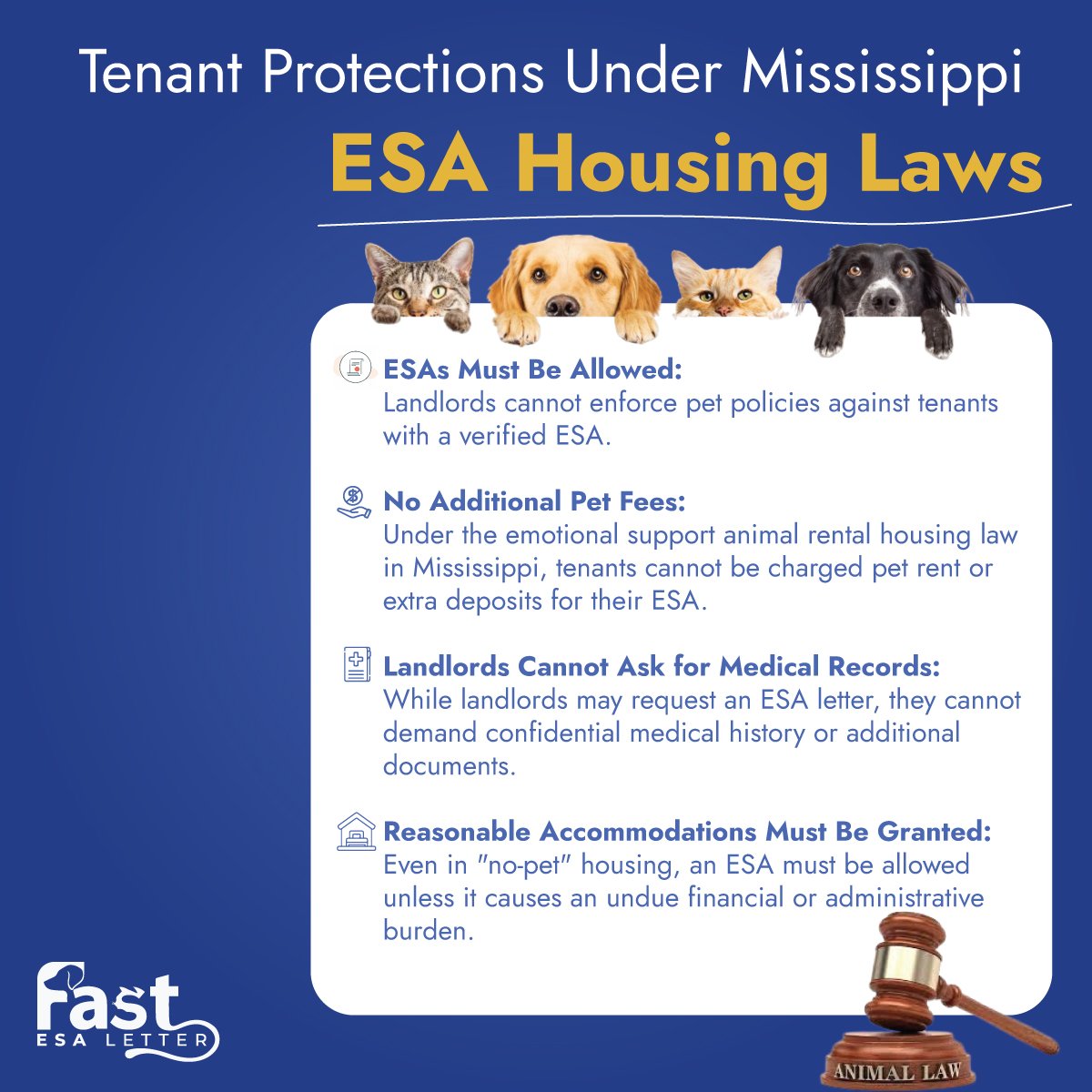 Tenant Protections Under Mississippi ESA Housing Laws Tenant Protections Under Mississippi ESA Housing Laws
