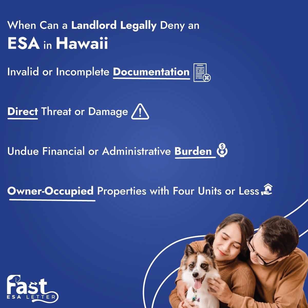 When Can a Landlord Legally Deny an ESA in Hawaii When Can a Landlord Legally Deny an ESA in Hawaii