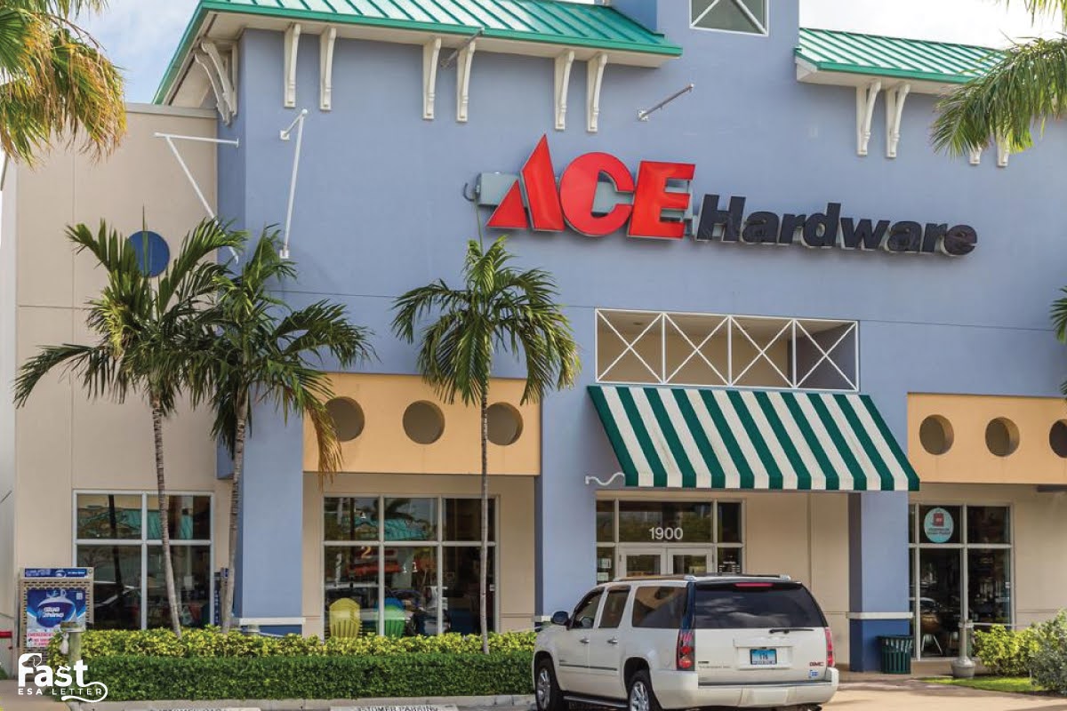 does ace hardware allow esa dogs