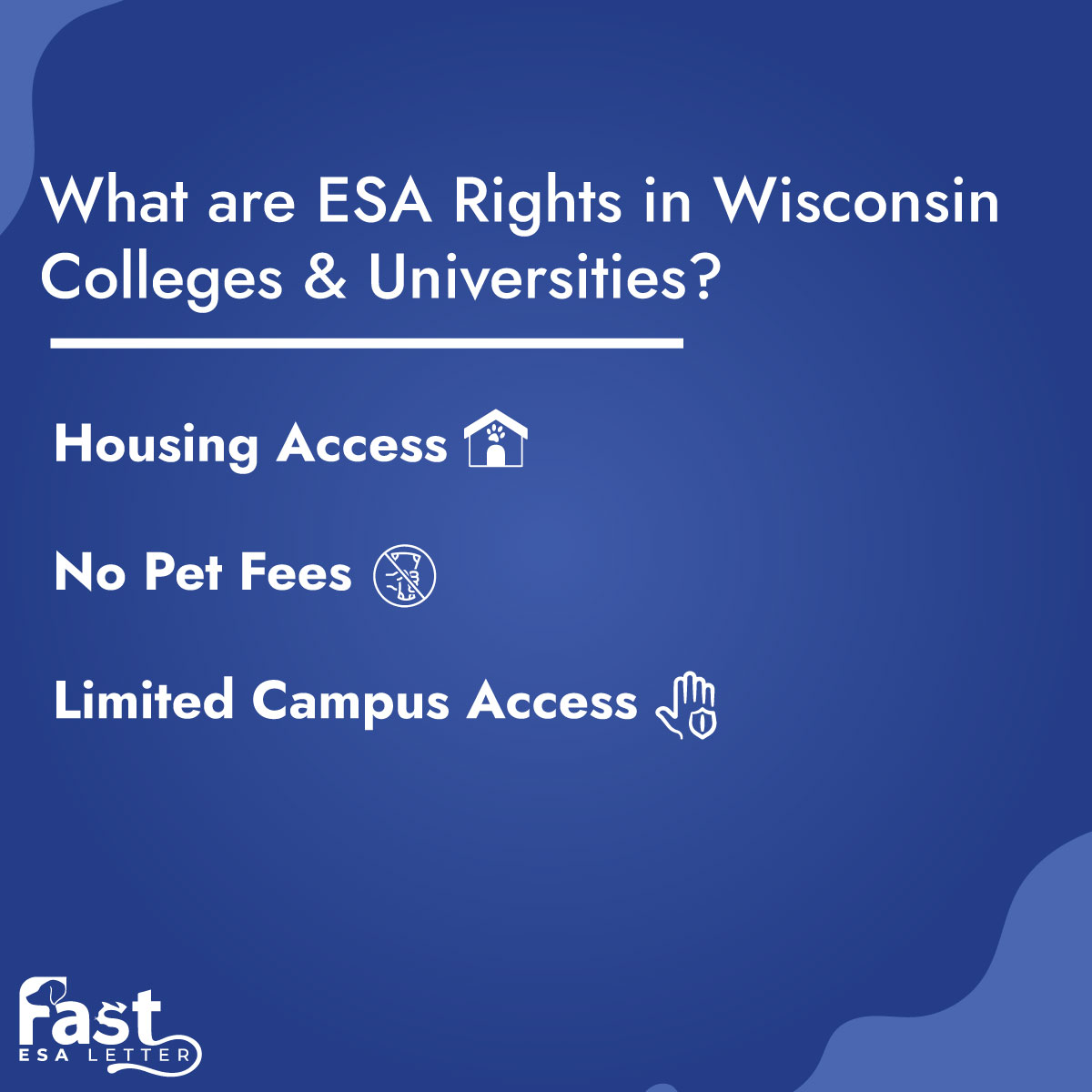 ESA Rights in Wisconsin Colleges & Universities