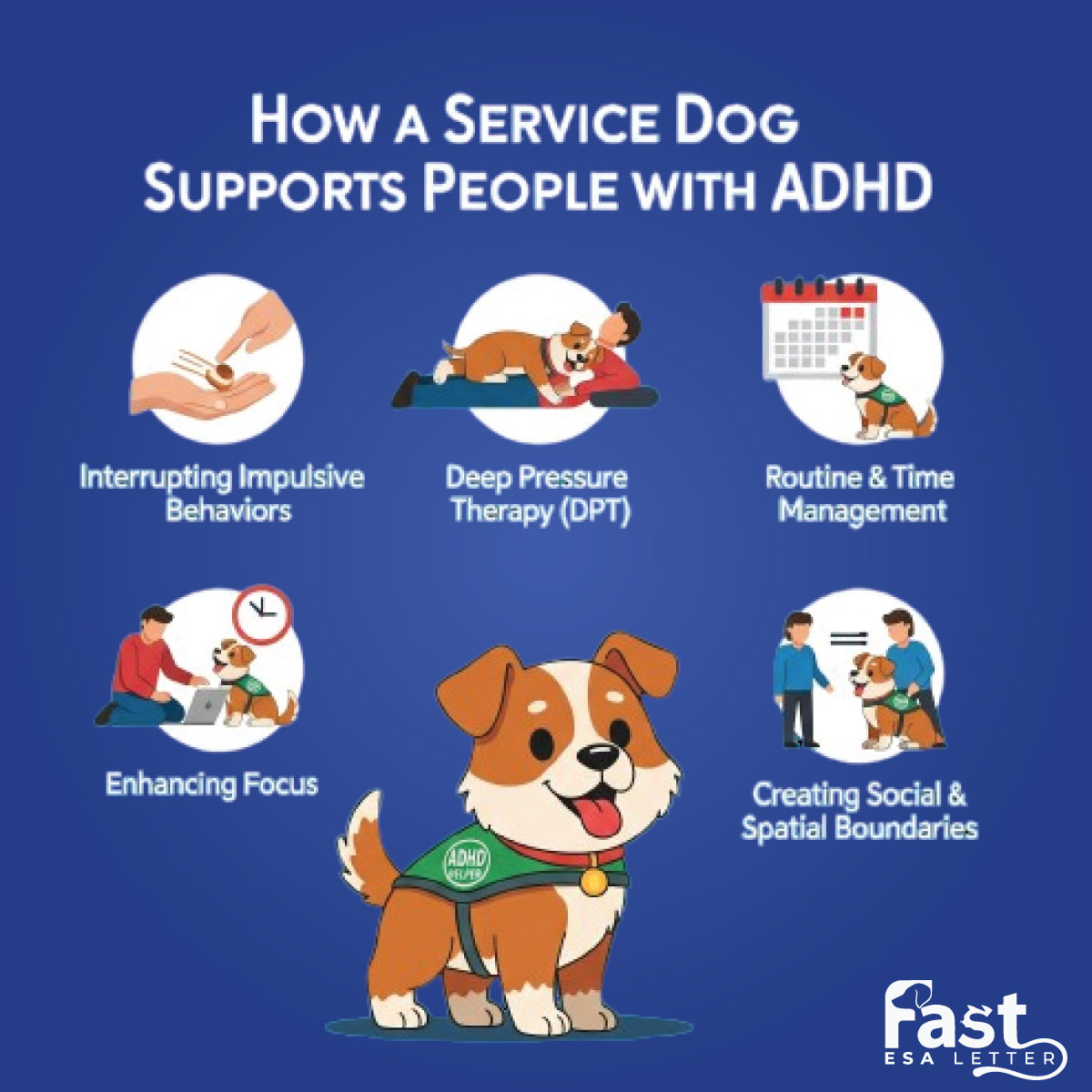 Key Ways a Service Dog for ADHD Can Support Their Handler
