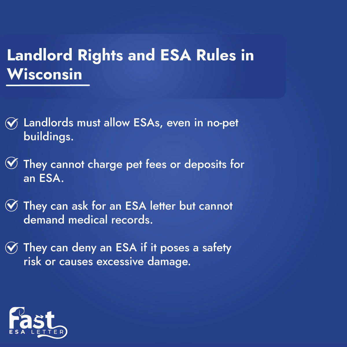 How Do Oregon’s ESA Laws Affect Tenants and Landlords Landlord Rights and ESA Rules in Wisconsin