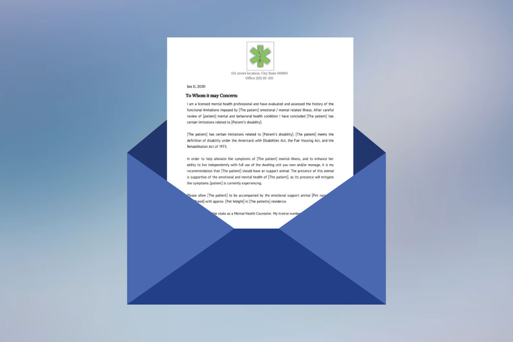 get esa letter now