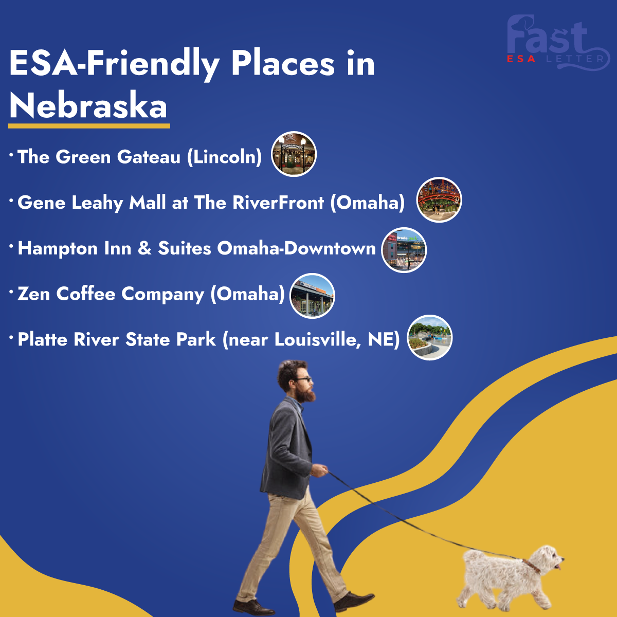 ESA Friendly Places in Nebraska