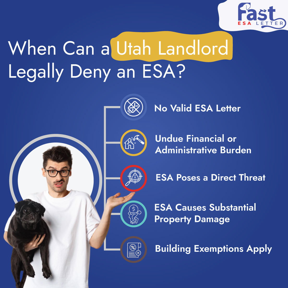 when can a utah landlord legally deny an esa